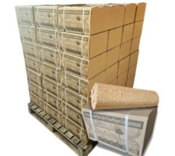 Brichete din lemn comprimat Confort — Palet de 960 kg — Foioase de esență tare și rășinoase